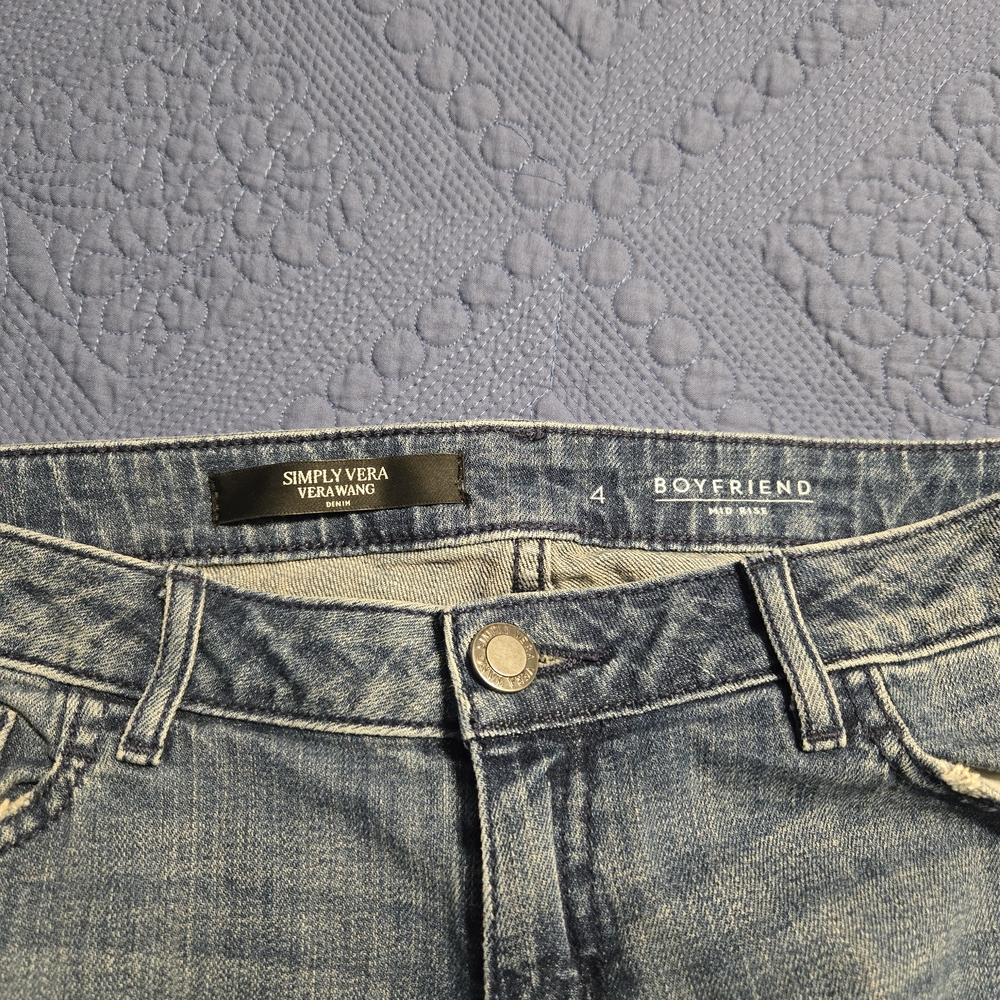 Simply Vera Vera Wang Classic Blue Cropped Jeans